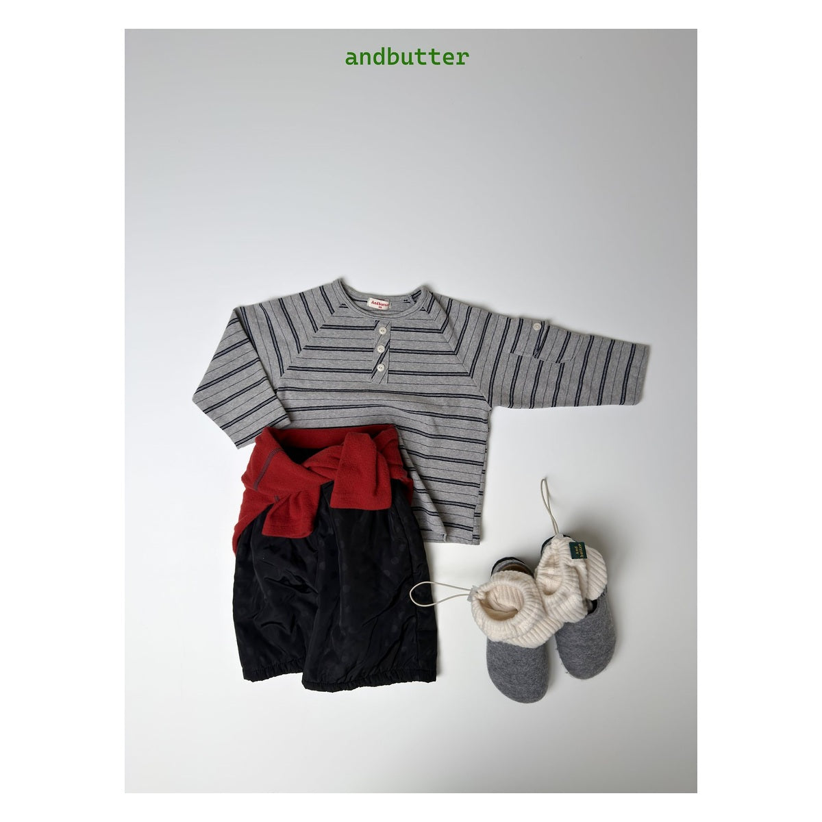 and butter ニットレッグウォーマー FREE