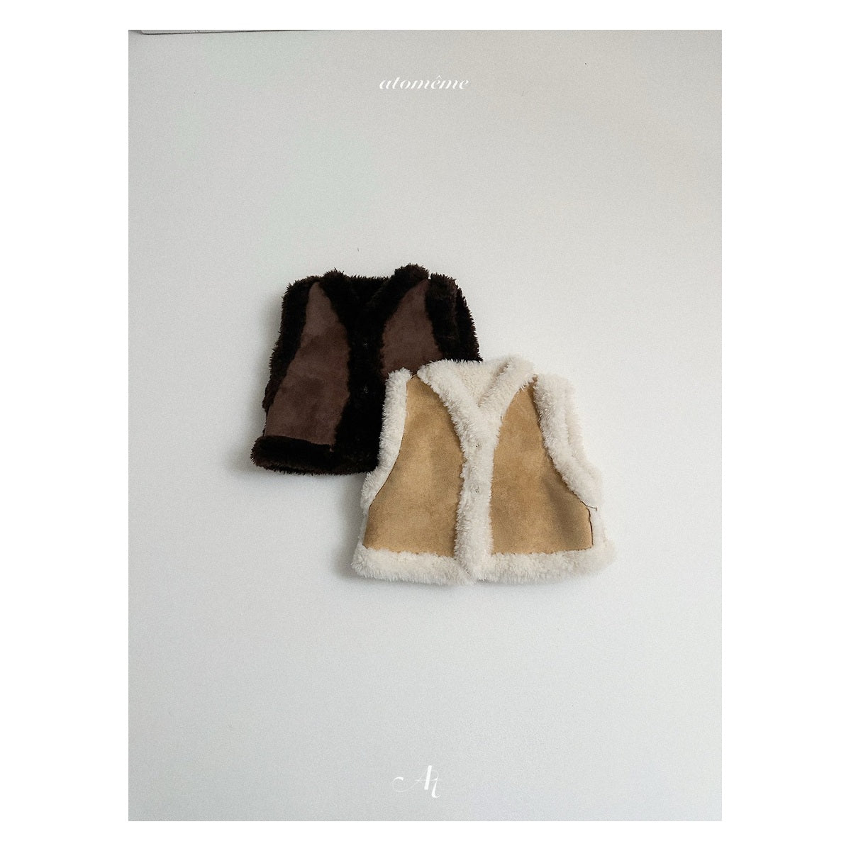 atomeme リバーシブルムートンジャケット
