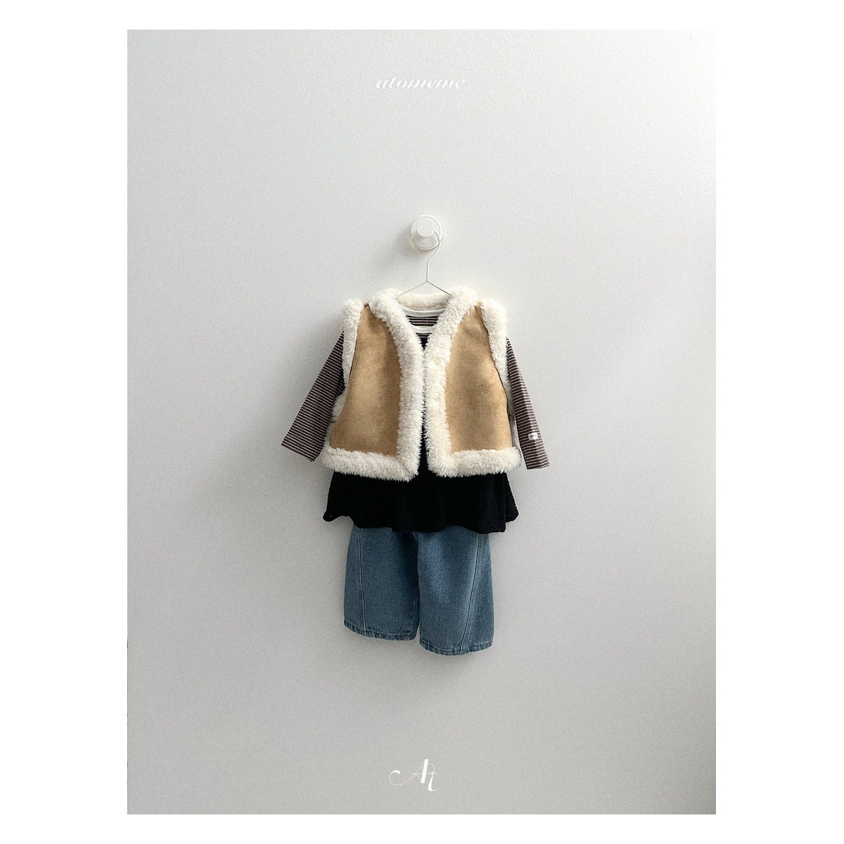atomeme リバーシブルムートンジャケット
