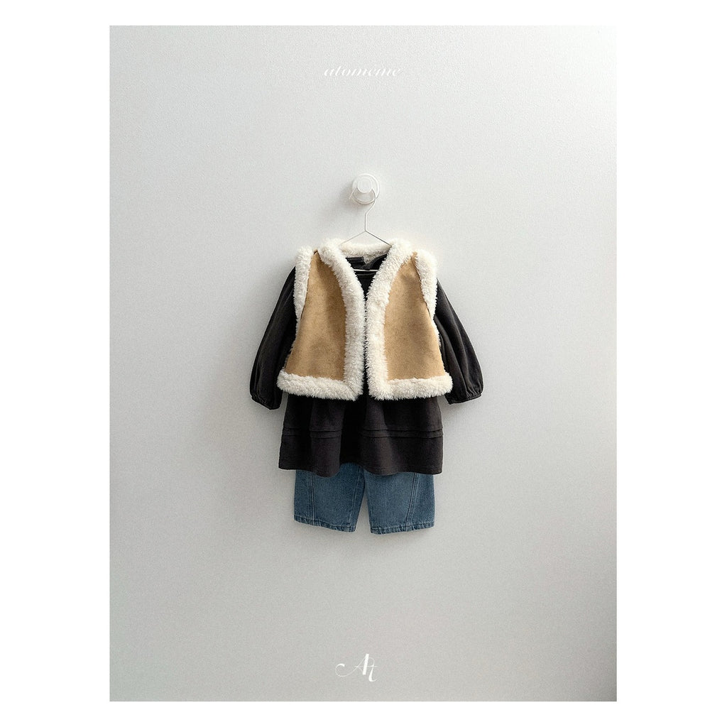 atomeme リバーシブルムートンジャケット