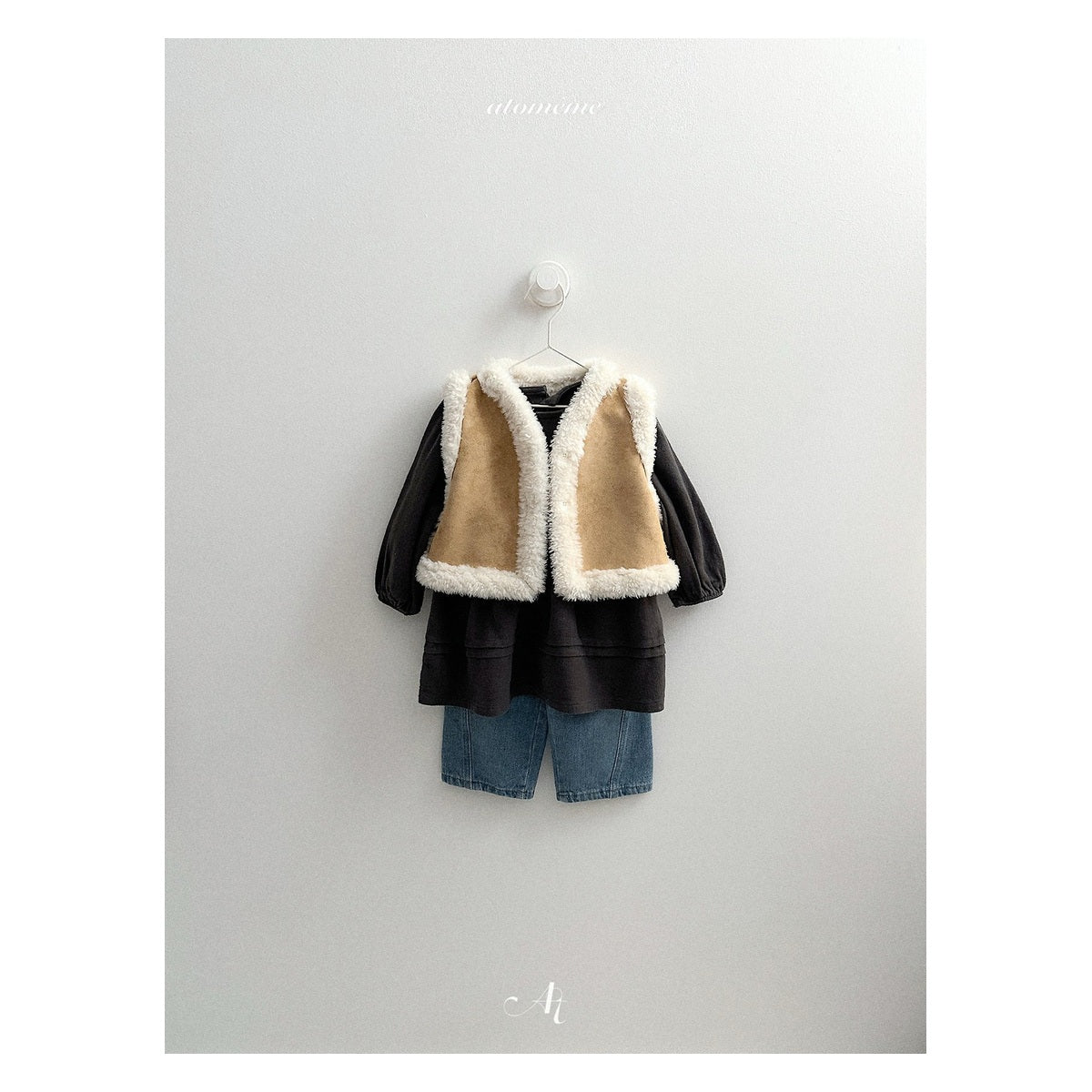 atomeme リバーシブルムートンジャケット