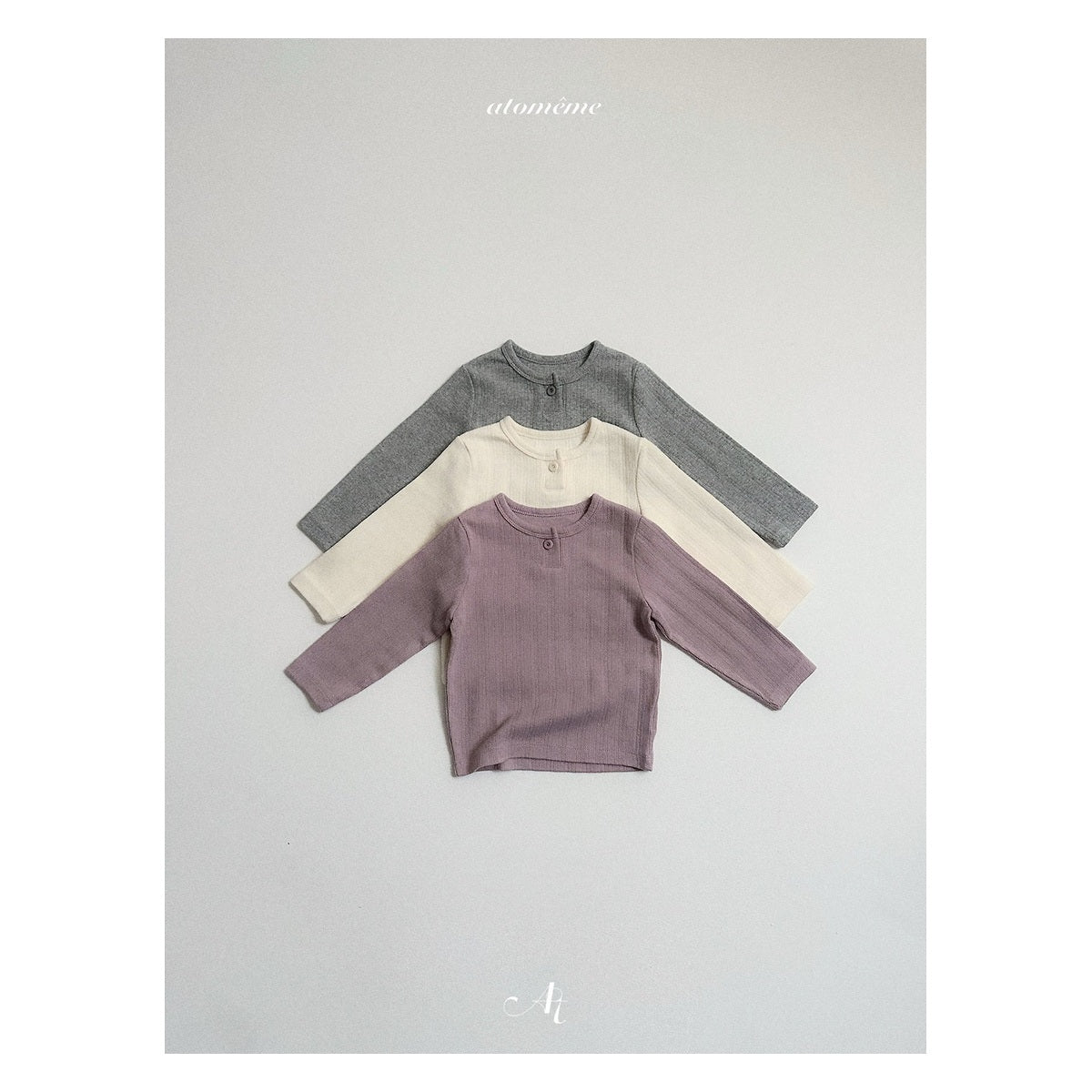 atomeme ルネアイレットTシャツ