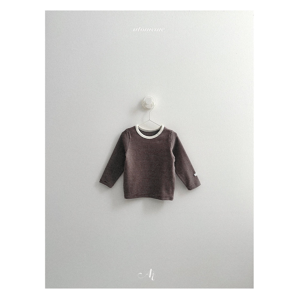 atomeme ストライプTシャツ