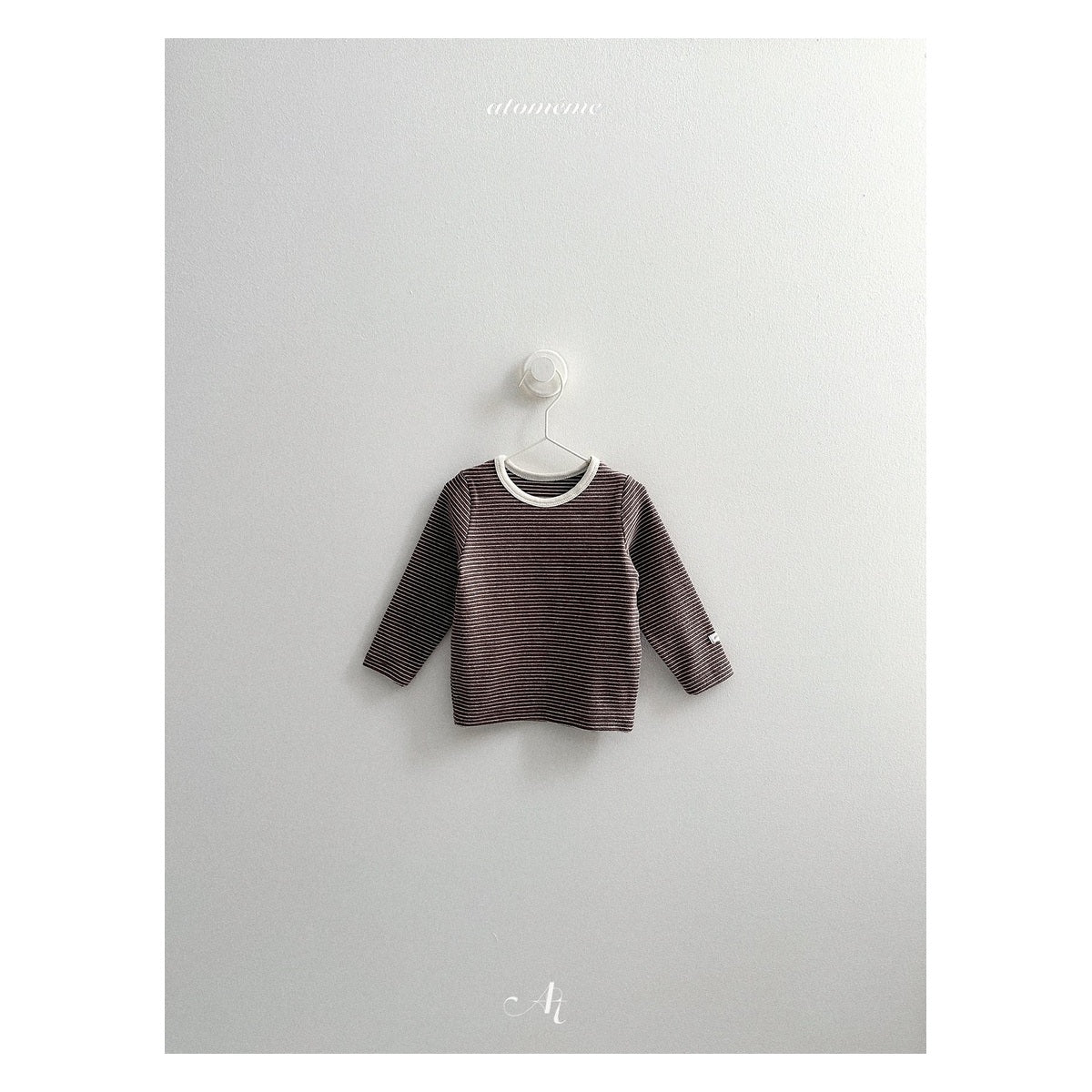 atomeme ストライプTシャツ