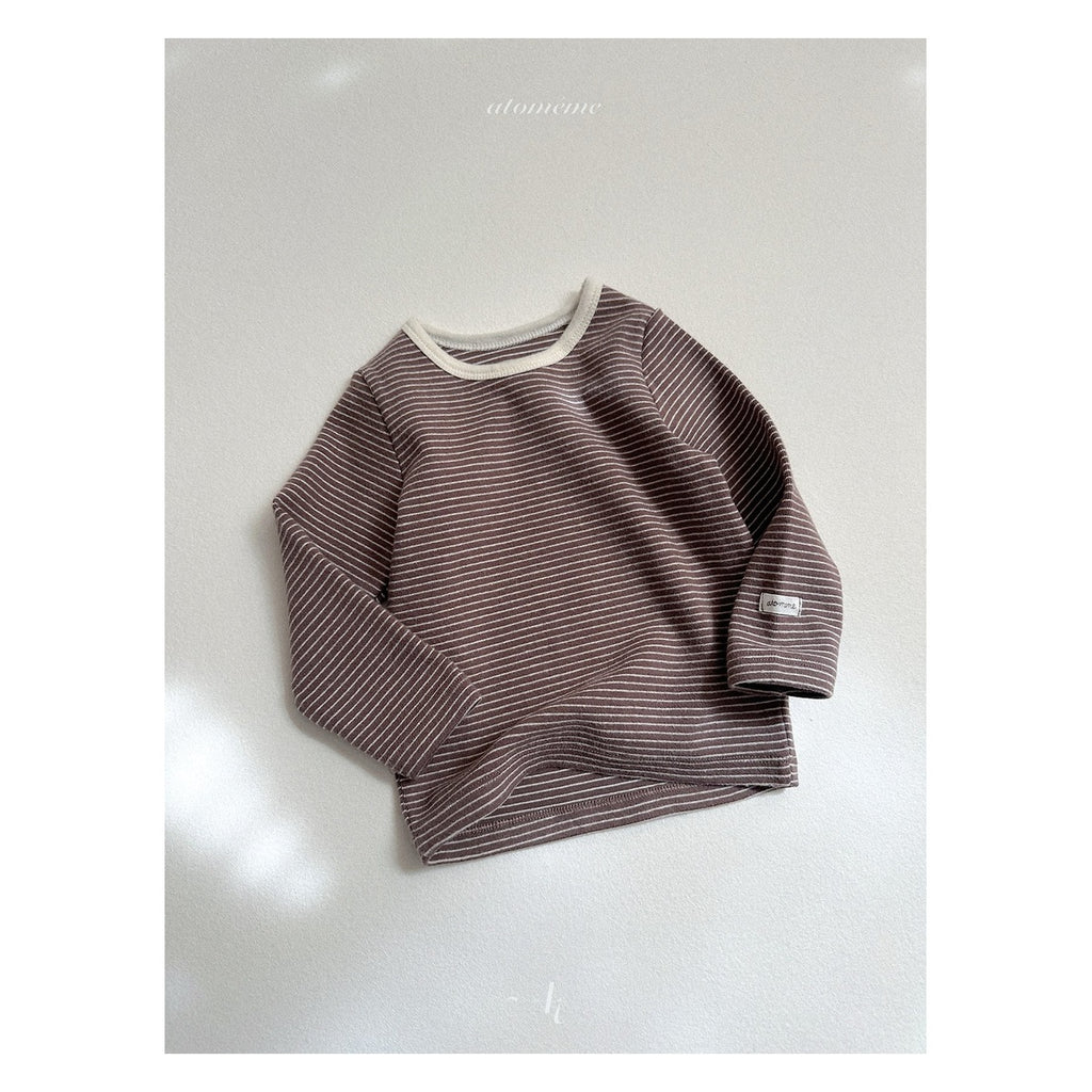 atomeme ストライプTシャツ