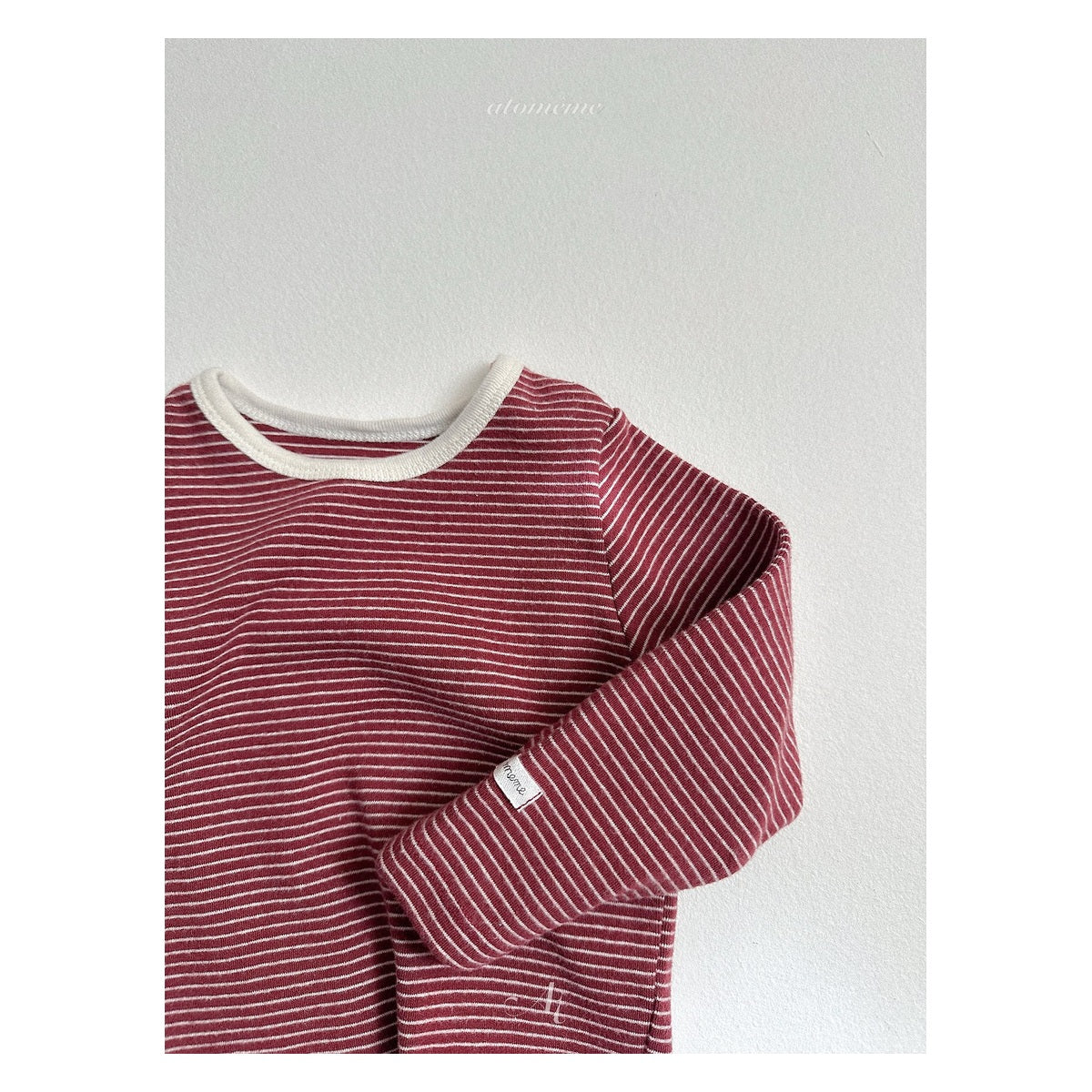 atomeme ストライプTシャツ