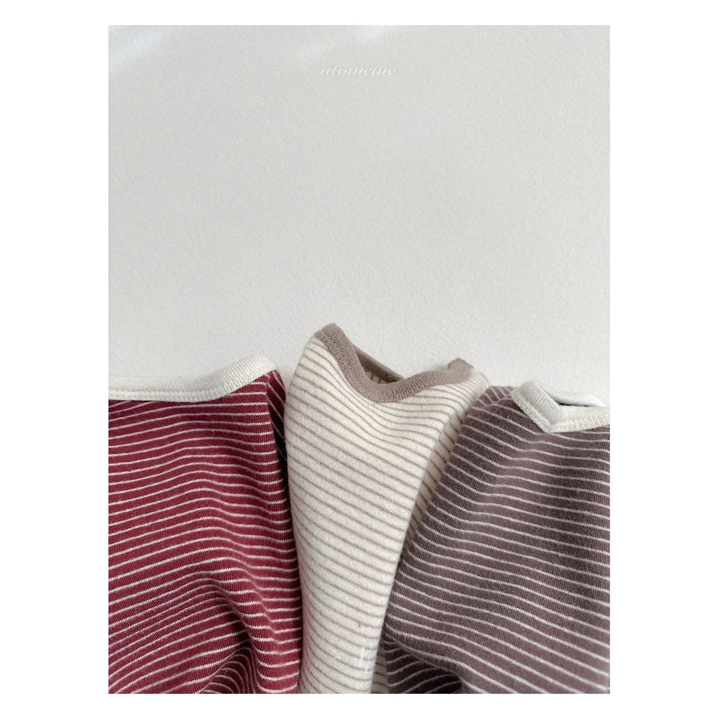 atomeme ストライプTシャツ