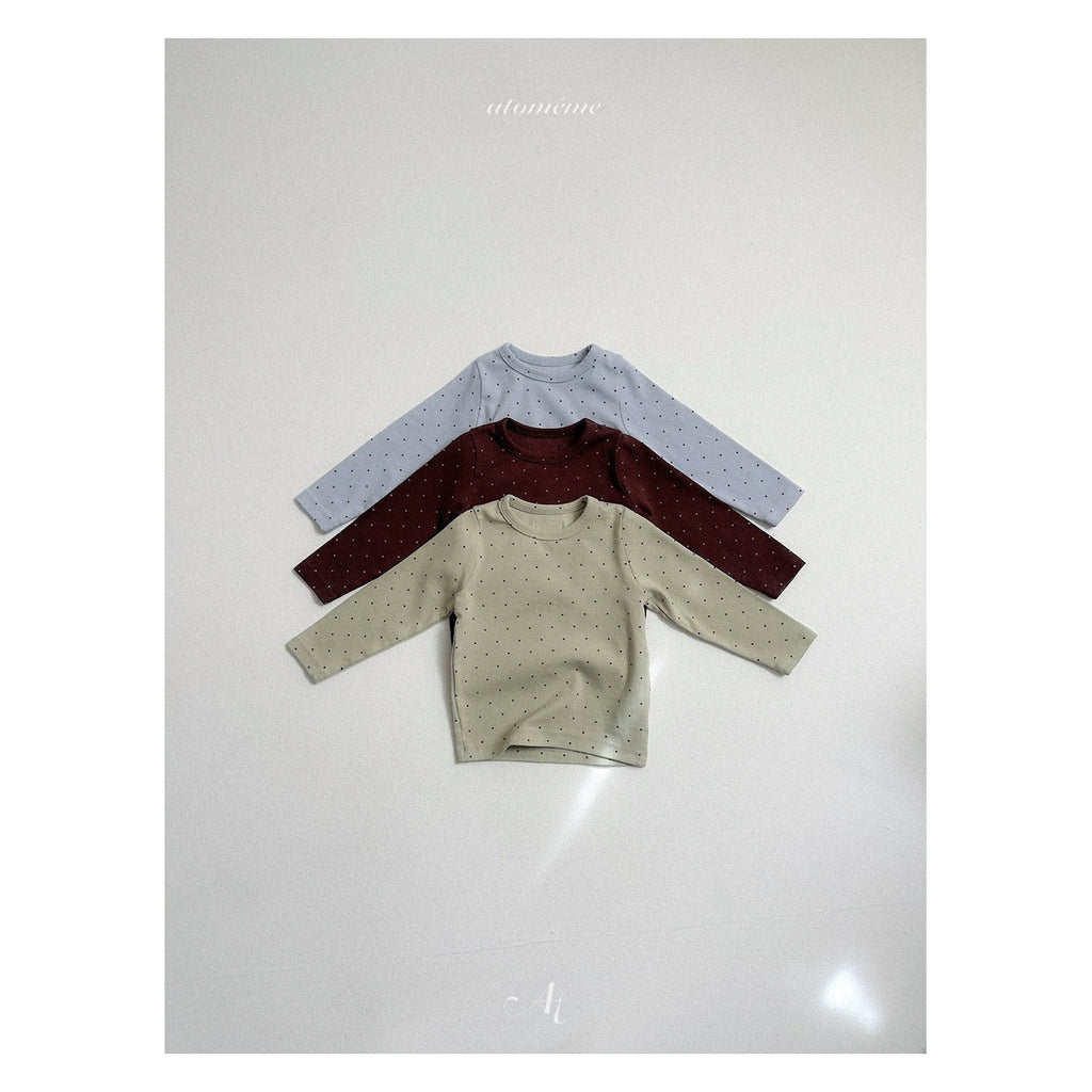 atomeme ベビードットTシャツ