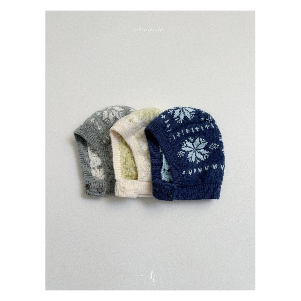 atomeme マロン雪の結晶帽子 FREE