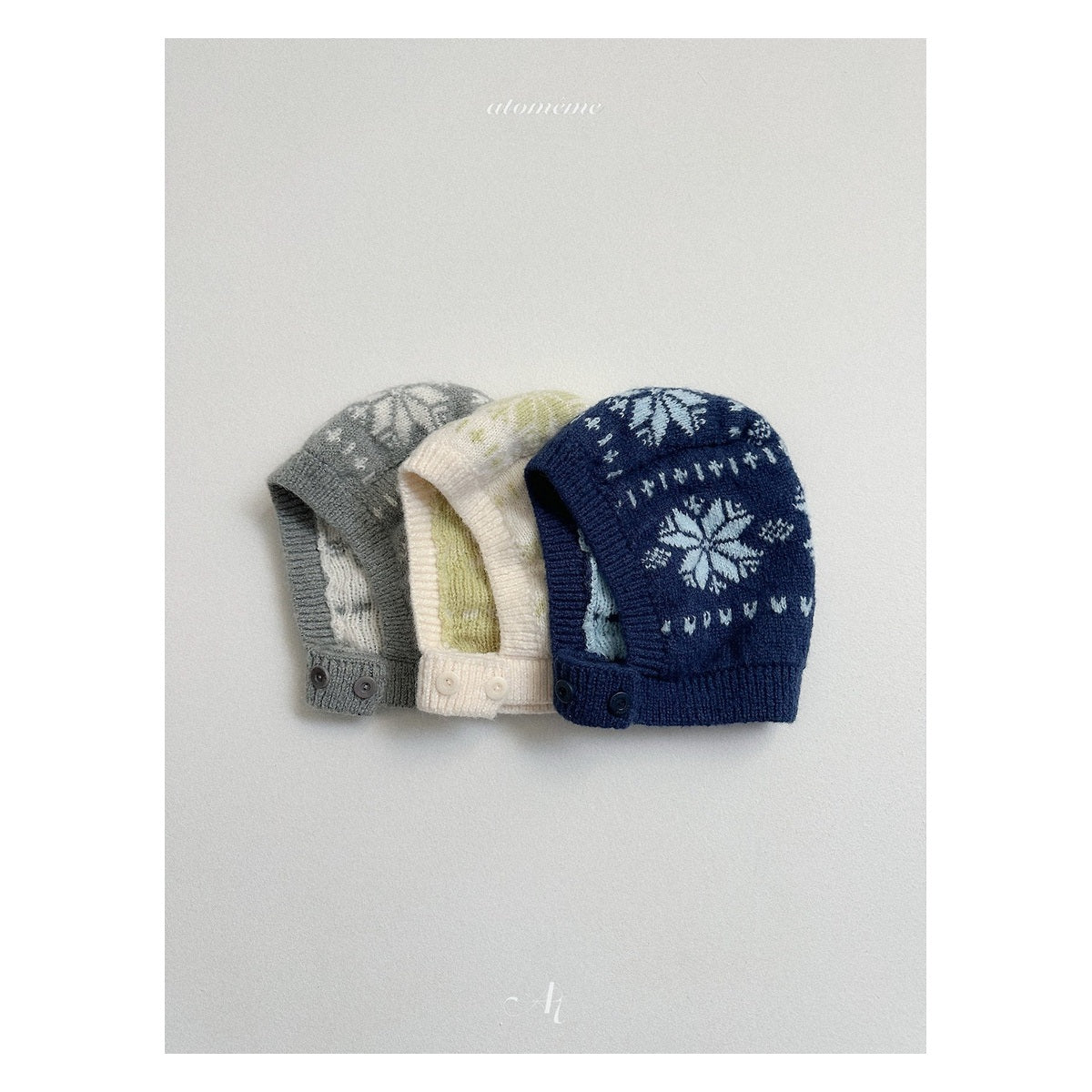 atomeme マロン雪の結晶帽子 FREE