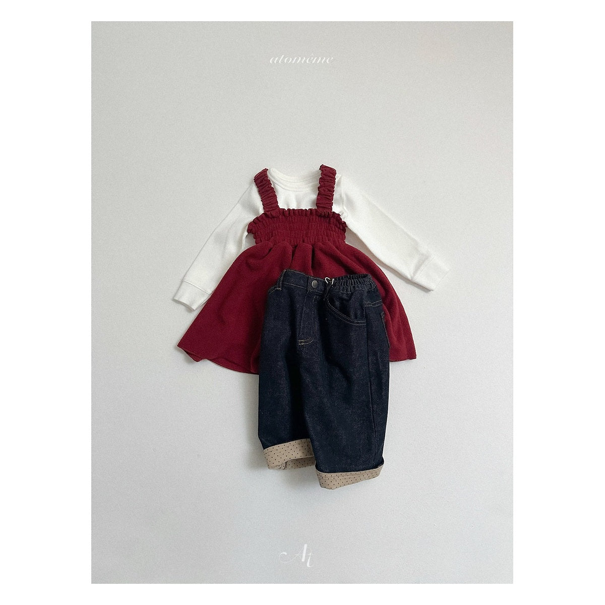 atomeme クリームTシャツ