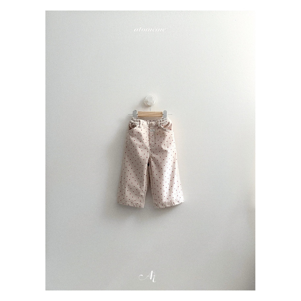 atomeme ハートコーデュロイパンツ