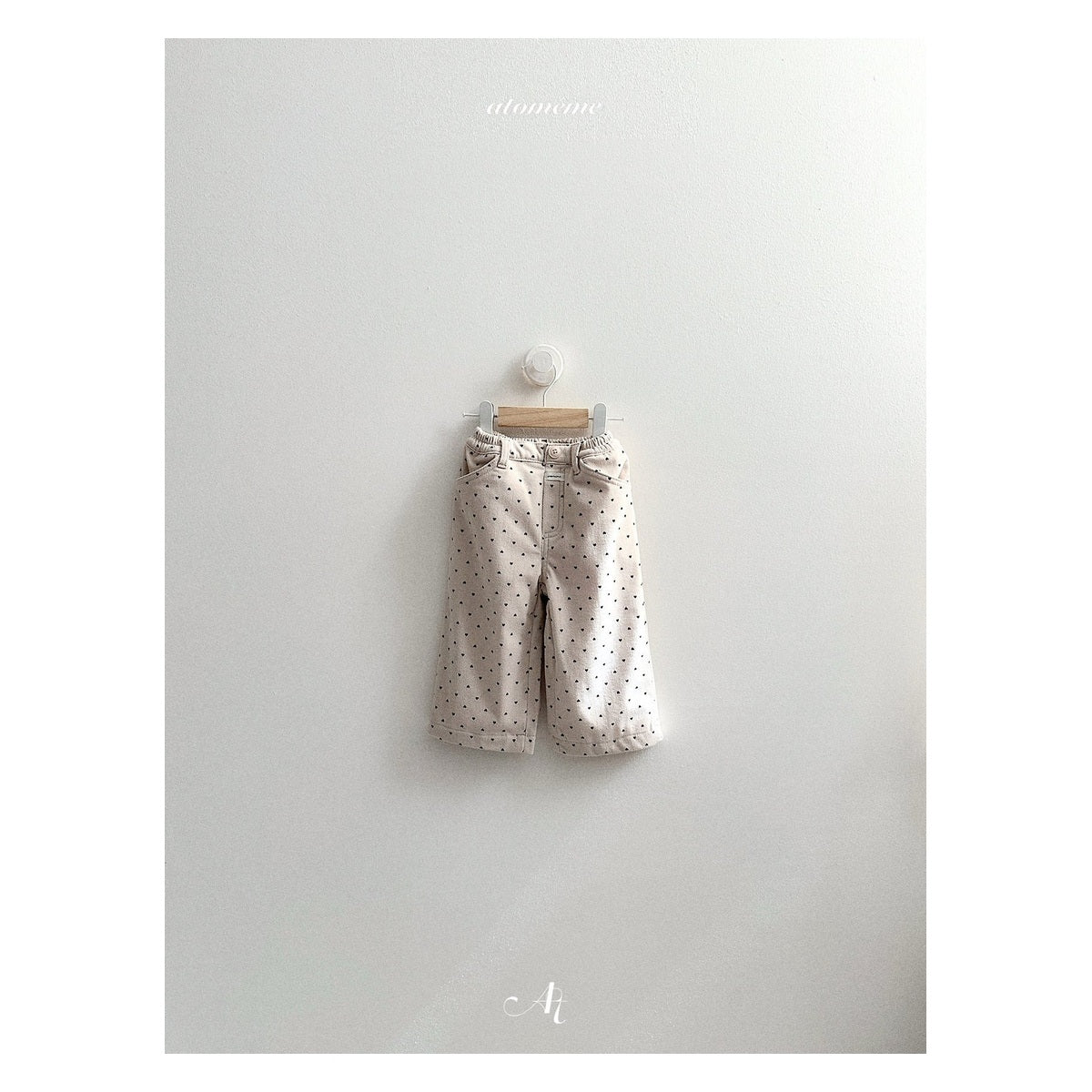 atomeme ハートコーデュロイパンツ