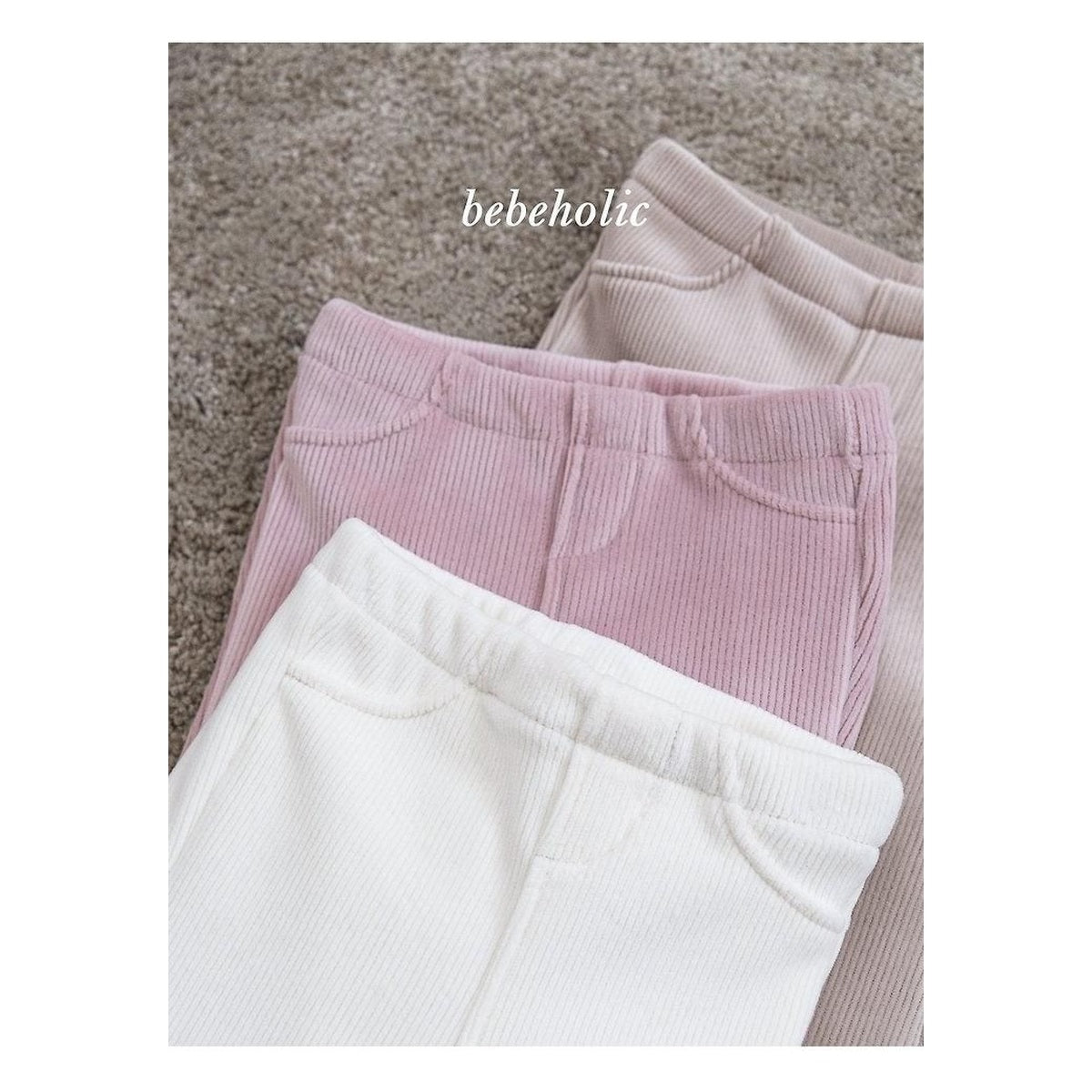 bebeholic バジルゴルジブーツカットパンツ