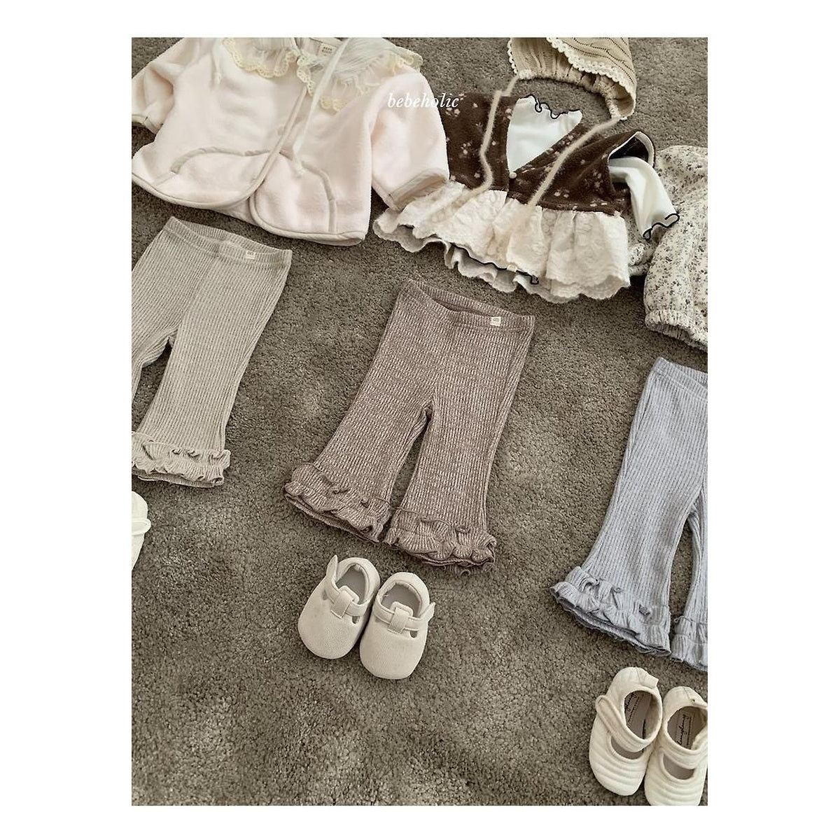 bebeholic リリーブーツカットデニムパンツ