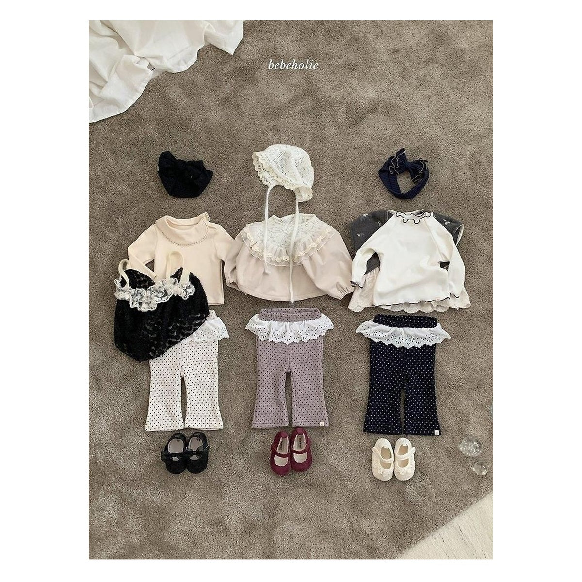 bebeholic バイジュブーツカットパンツ