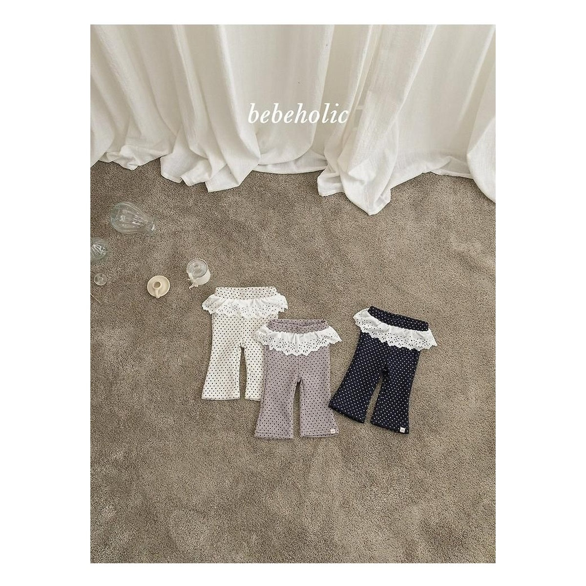bebeholic バイジュブーツカットパンツ
