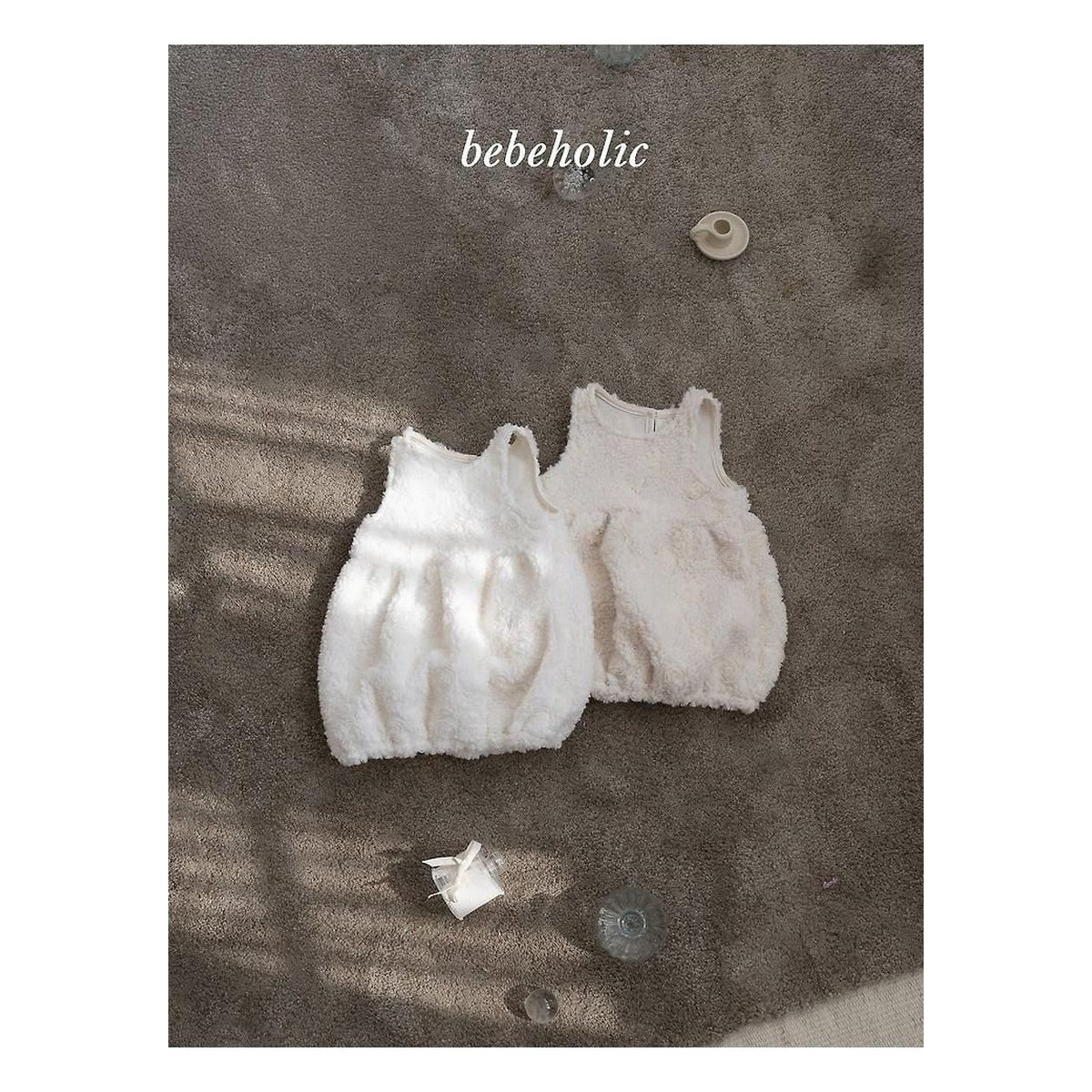 bebeholic バルーンローズワンピース
