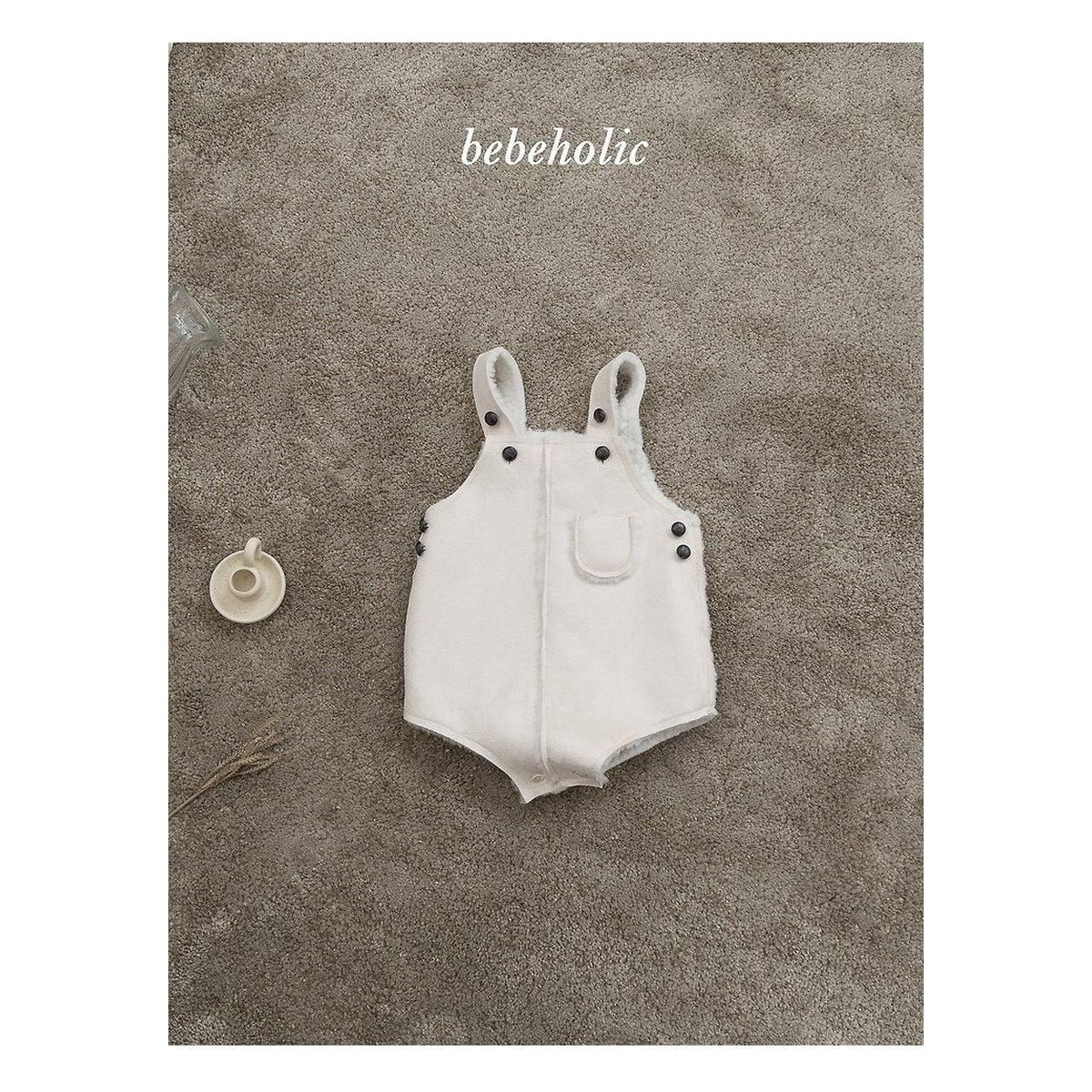 bebeholic ムースサスペンダースーツ
