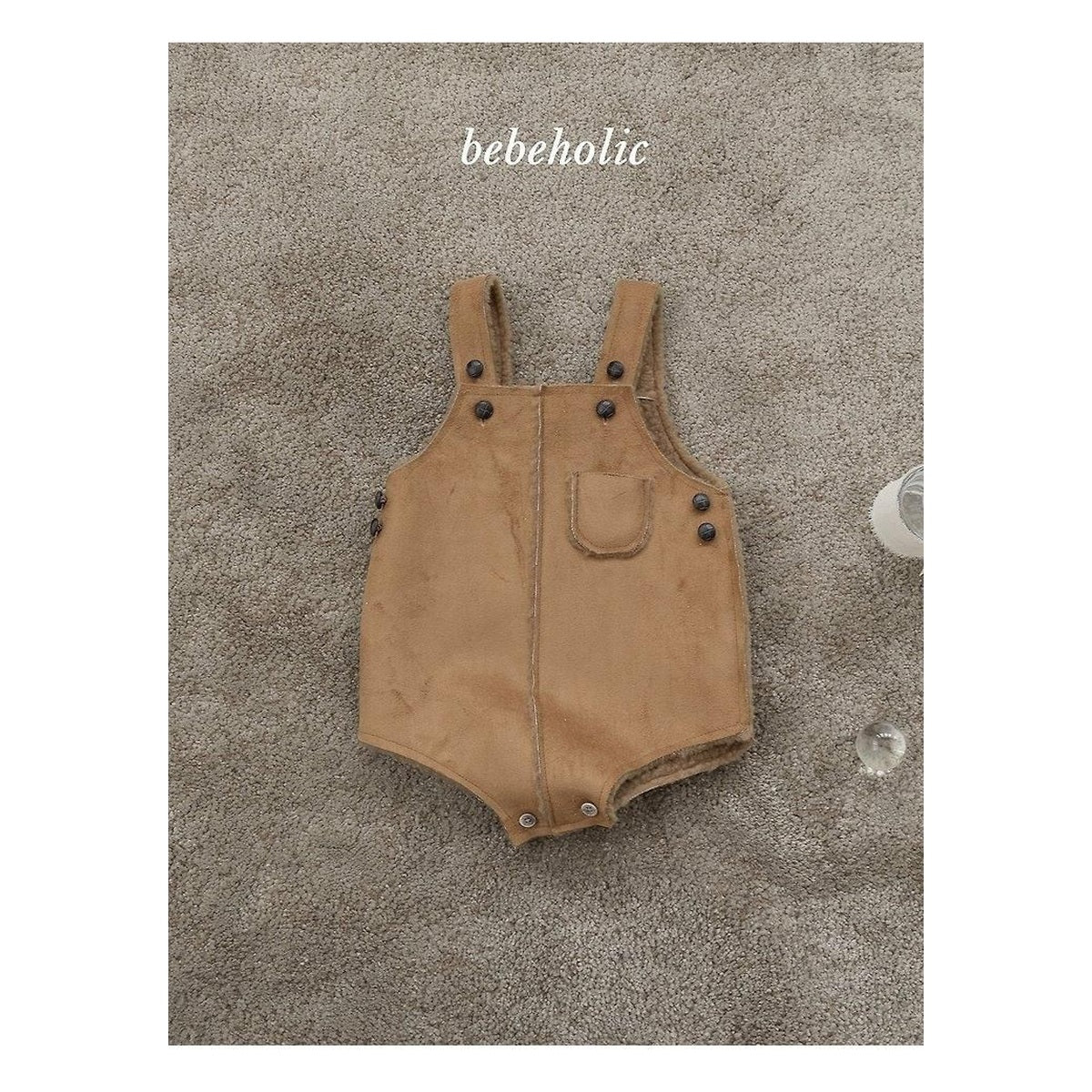 bebeholic ムースサスペンダースーツ