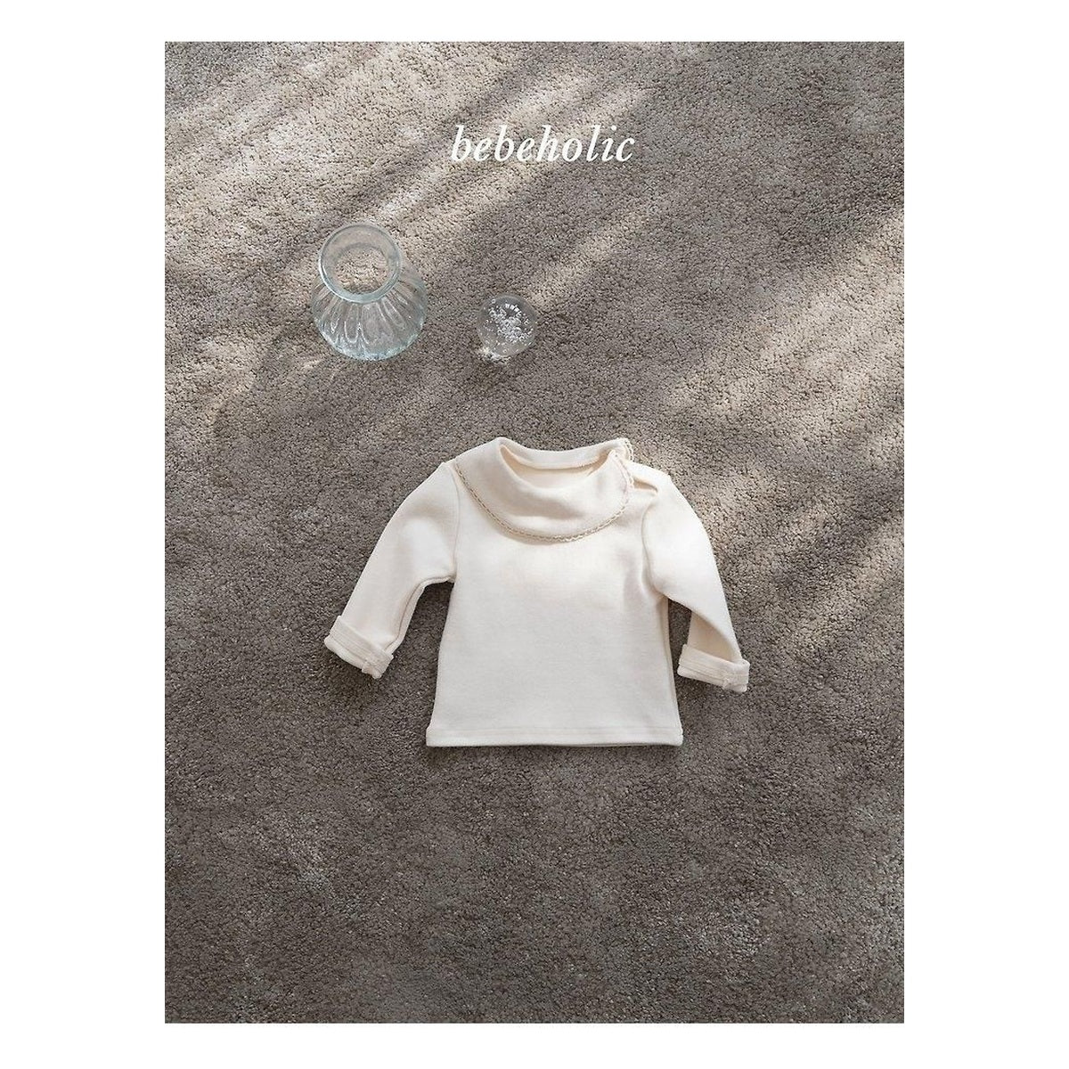 bebeholic クイリングタートルネックTシャツ