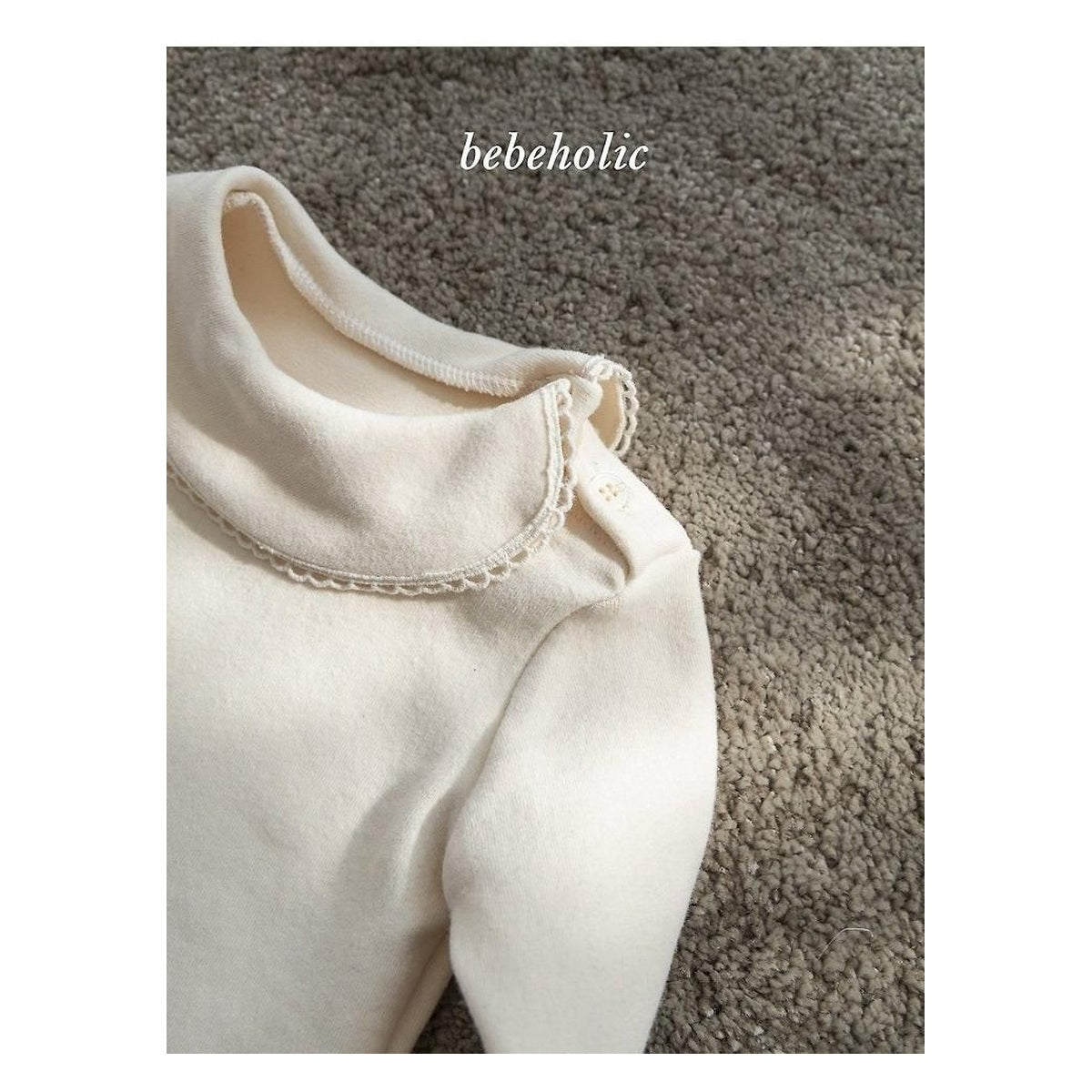 bebeholic クイリングタートルネックTシャツ