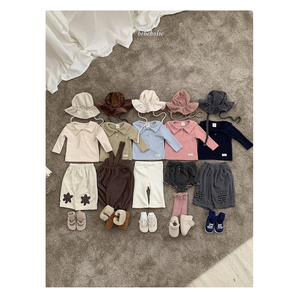 bebeholic ウィンターカラーTシャツ