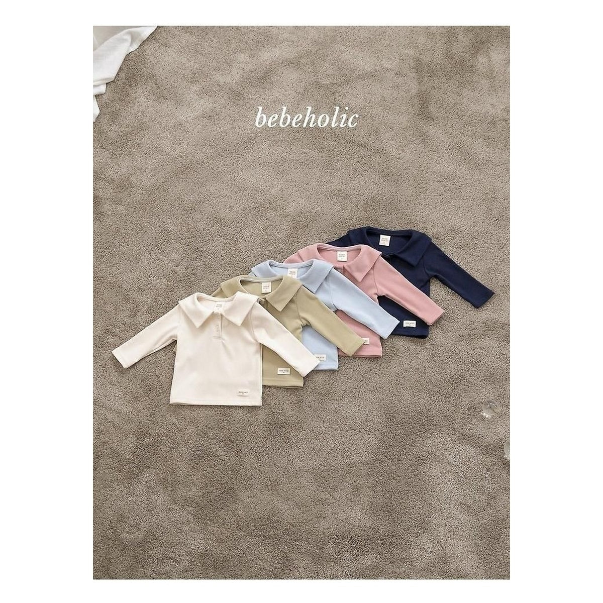 bebeholic ウィンターカラーTシャツ