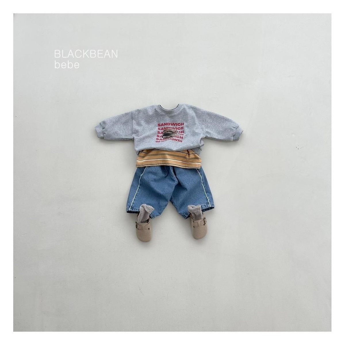 Blackbean サンドイッチベビー スウェット
