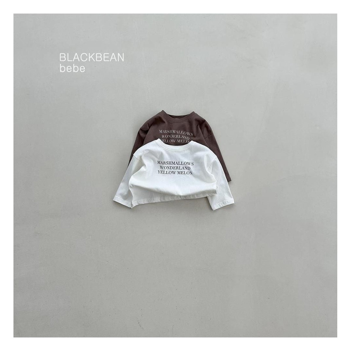 Blackbean ベーシックベビーTシャツ