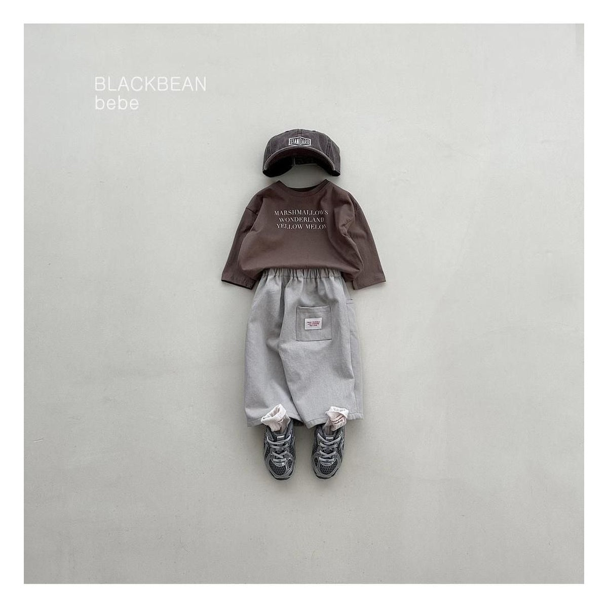 Blackbean ベーシックベビーTシャツ