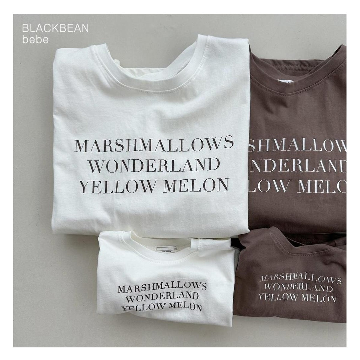 Blackbean ベーシックベビーTシャツ