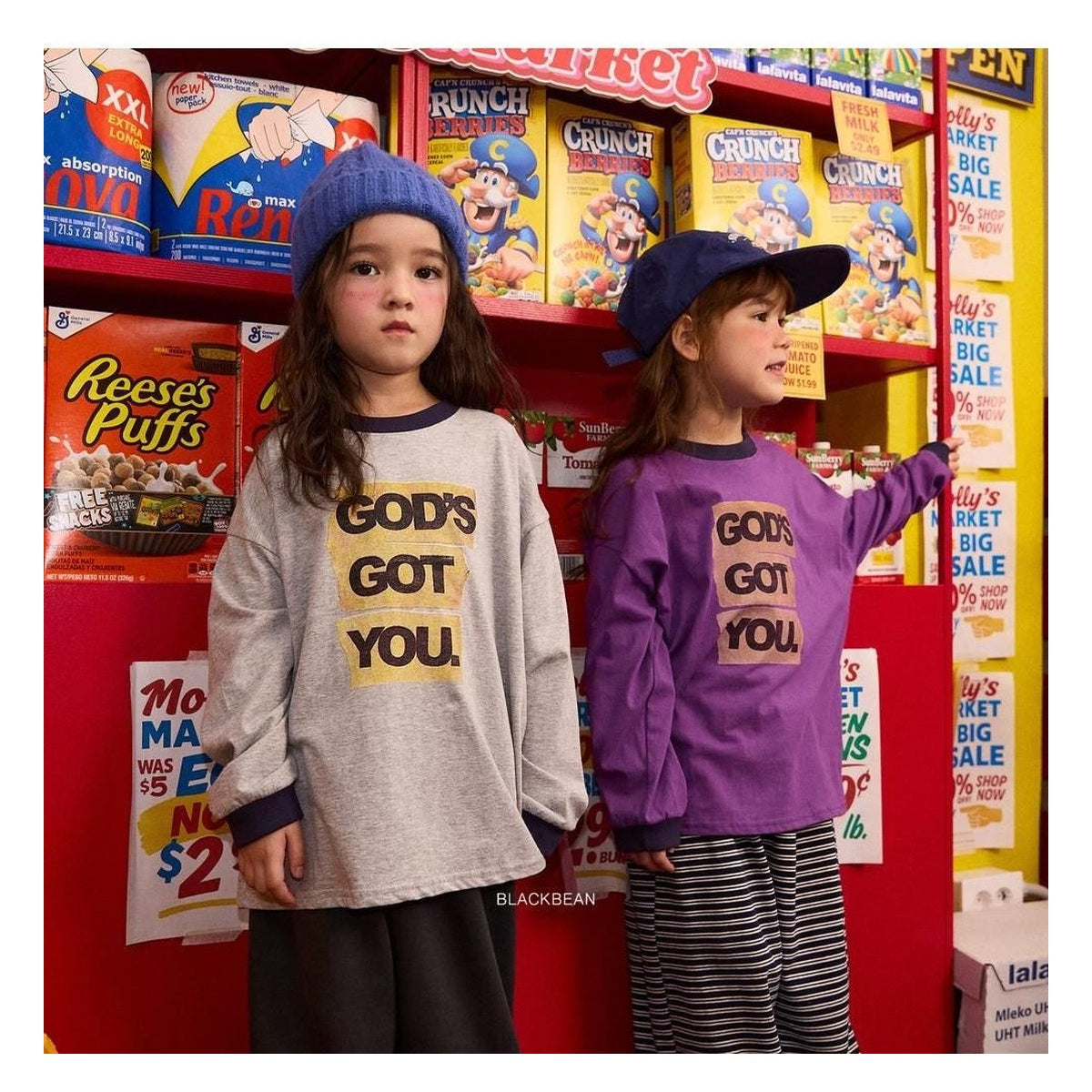 Blackbean テープTシャツ