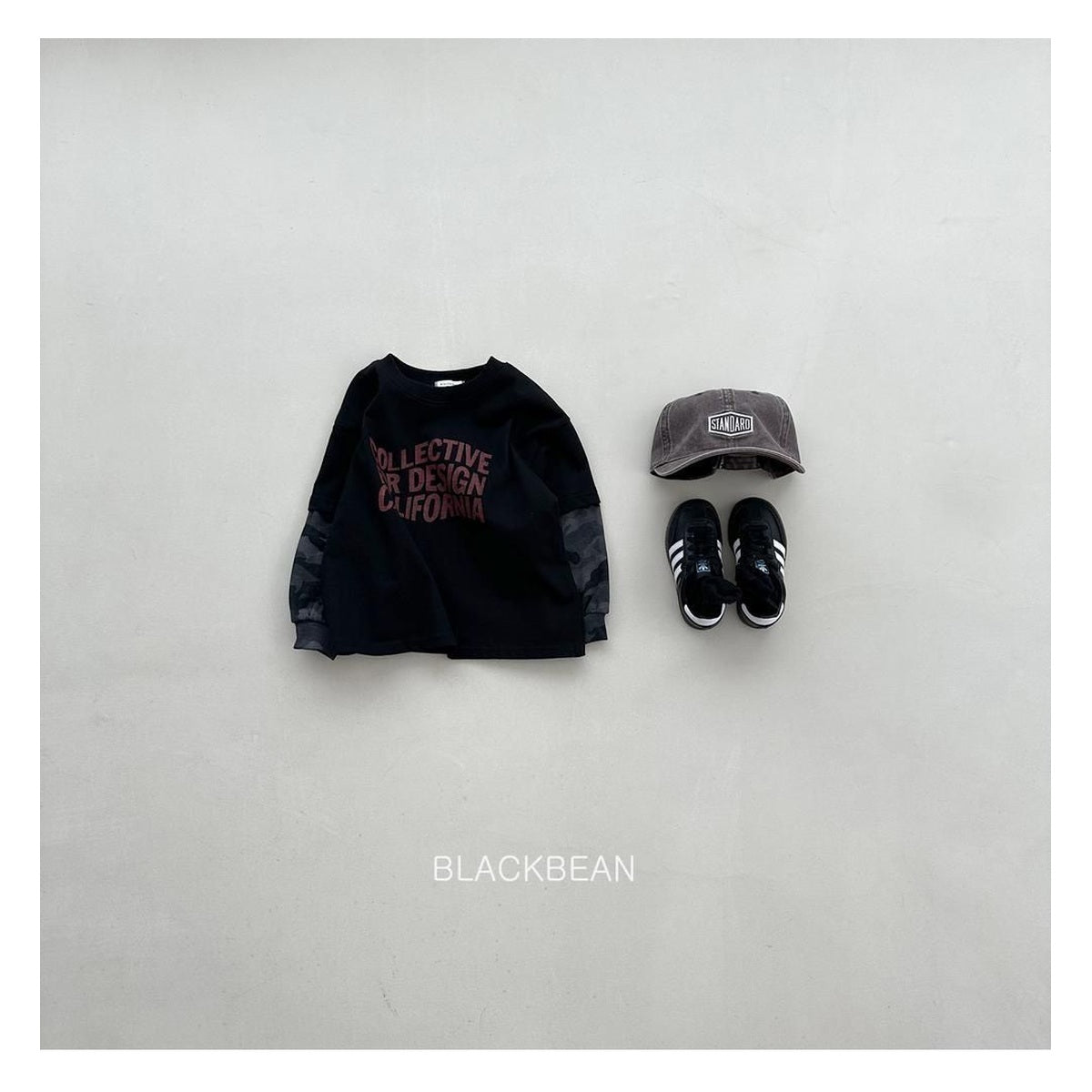 Blackbean カーキスウェット