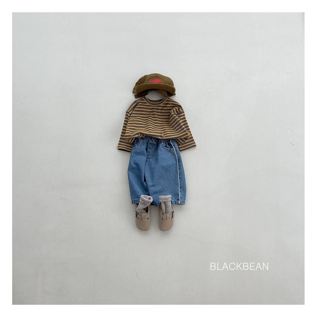 Blackbean 220ステッチデニムパンツ