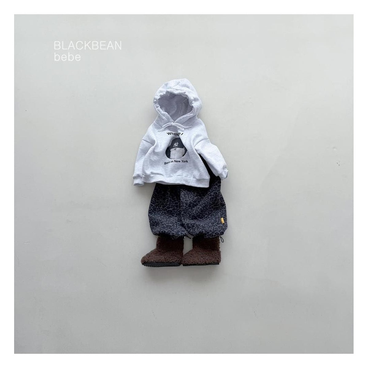Blackbean ヒョウ柄ベビーパンツ