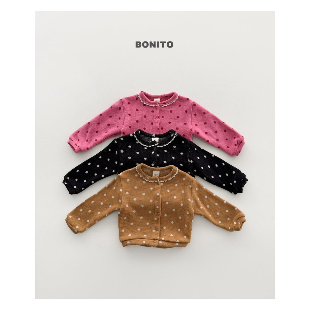 Bonito ドットカーディガン