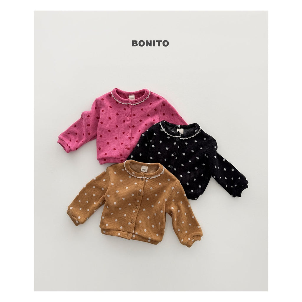 Bonito ドットカーディガン