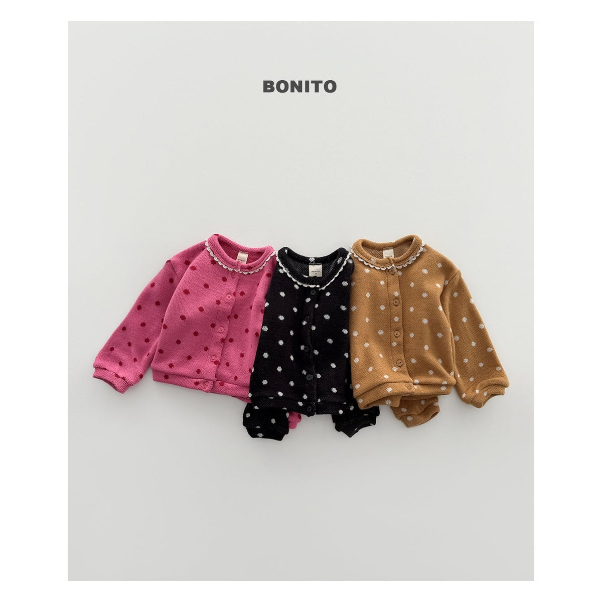 Bonito ドットカーディガン