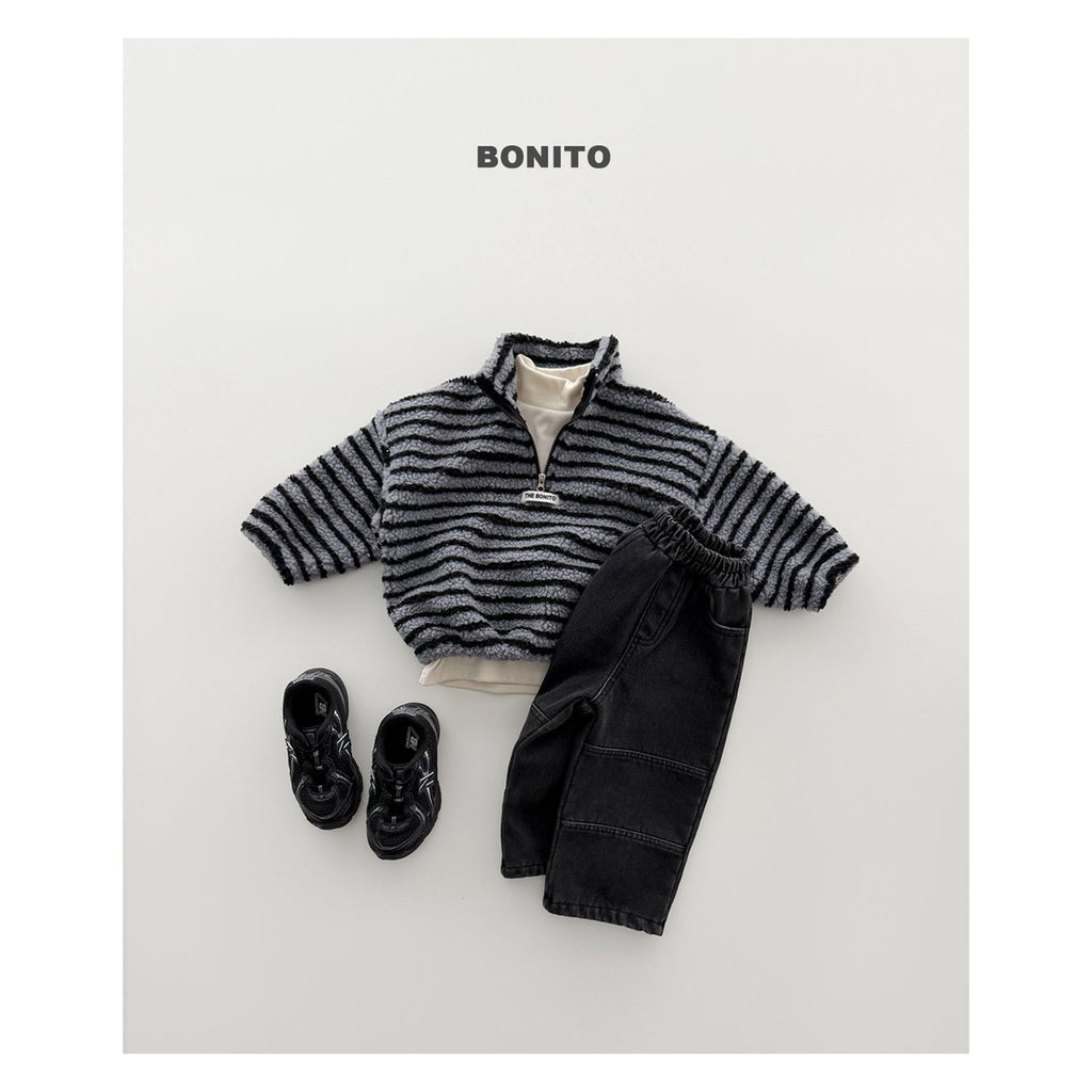 Bonito ダンブルハーフジップロンT