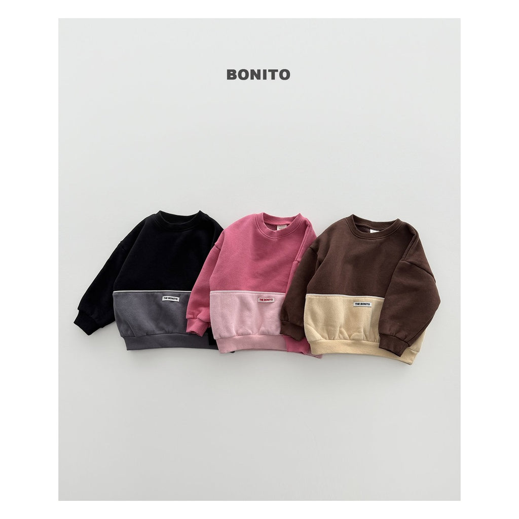 Bonito アンダーカラーステッチスウェット