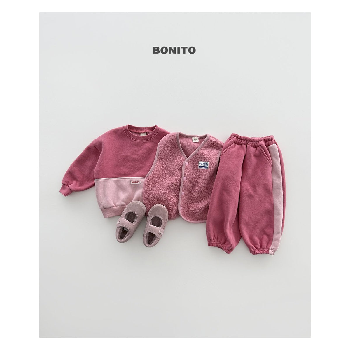 Bonito アンダーカラーステッチスウェット