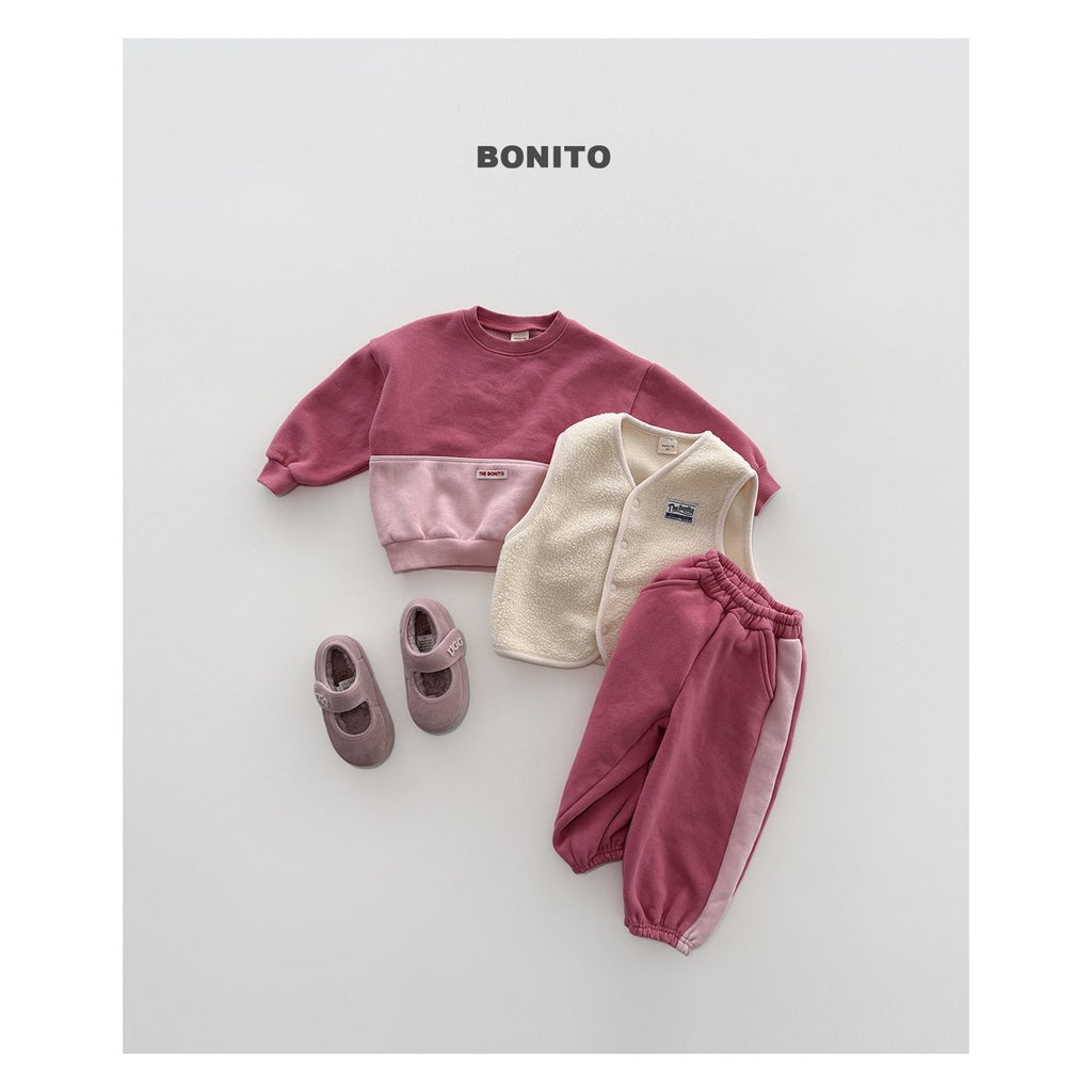 Bonito アンダーカラーステッチスウェット