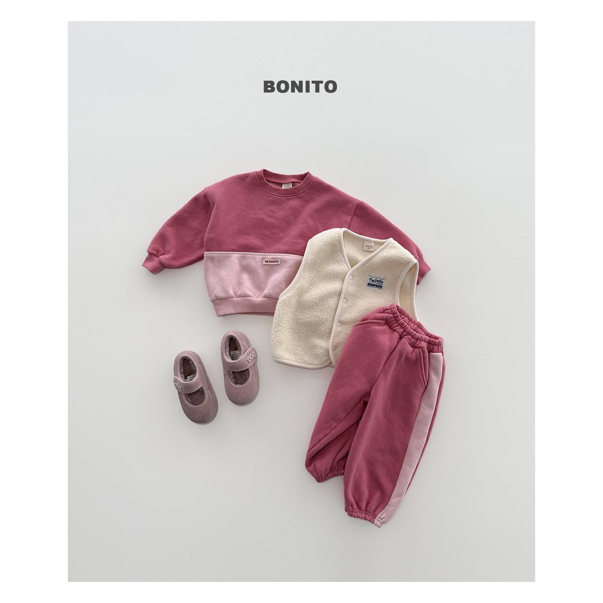 Bonito アンダーカラーステッチスウェット