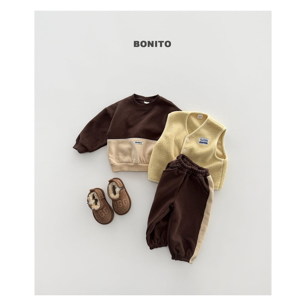 Bonito アンダーカラーステッチスウェット