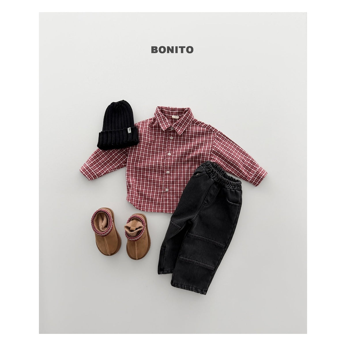 Bonito 起毛チェックシャツ
