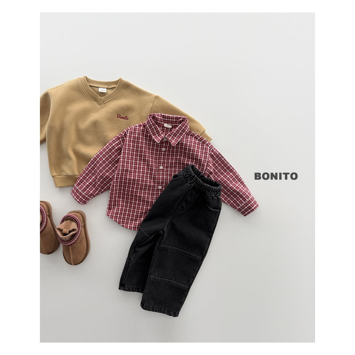 Bonito 起毛チェックシャツ