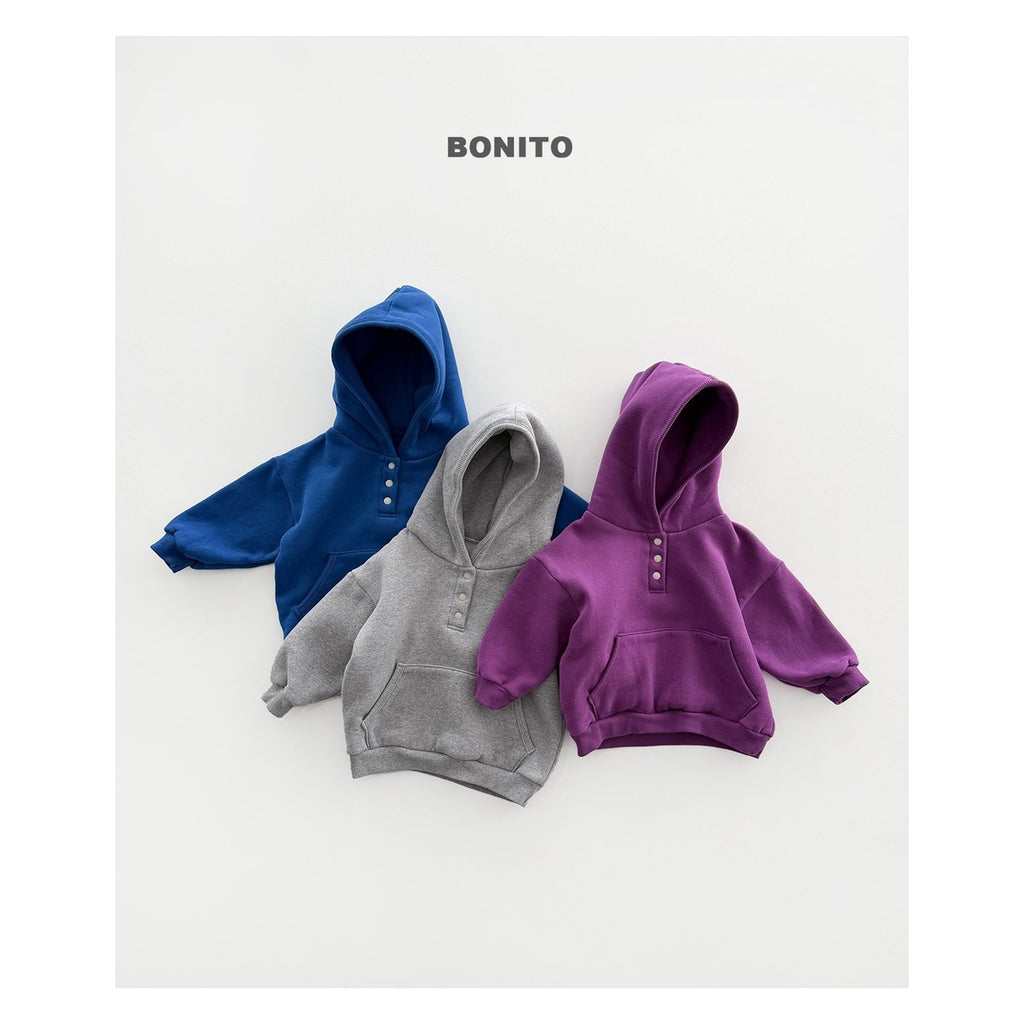 Bonito ラップ裏毛パーカー