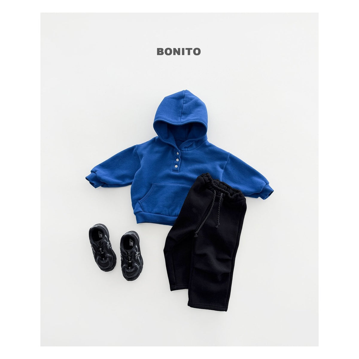 Bonito ラップ裏毛パーカー