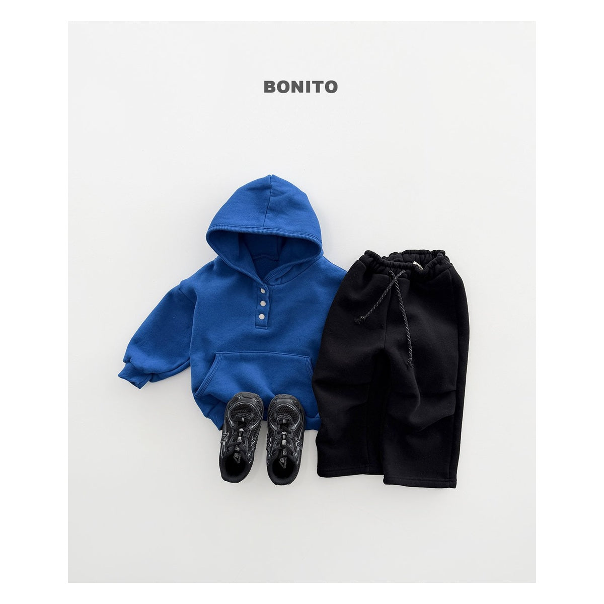 Bonito ラップ裏毛パーカー